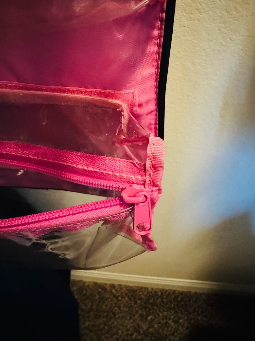 Mary Kay Pink Hanging Clear Cosmetic Organizer - Picture 6 of 6